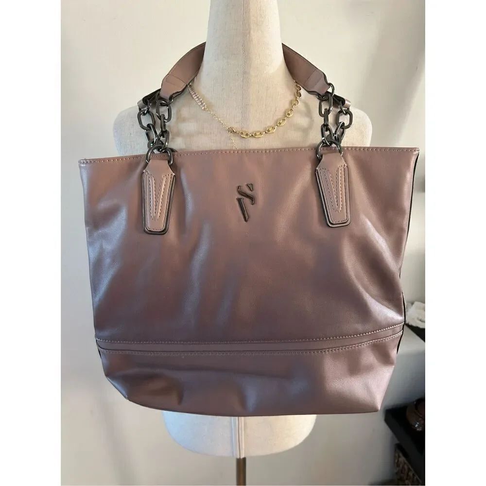 Simply Vera wang purple tote purse bag
